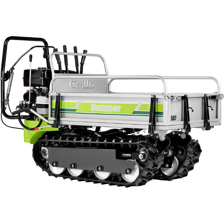Grillo Dumper 507, R300D Benzin m. el-start, 301 ccm, Incl. lad