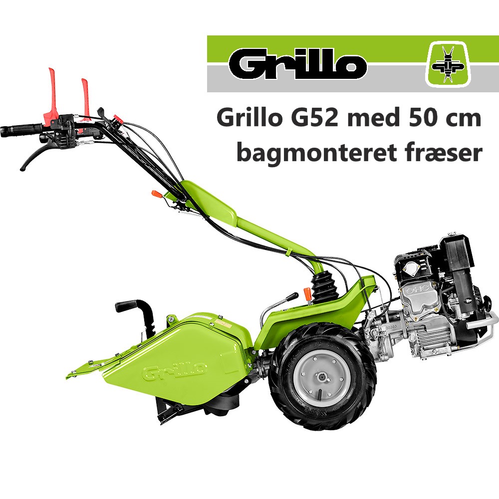 [84KAEVS/978511] Grillo G52 To-hjulstraktor *FRÆSER-SÆT*