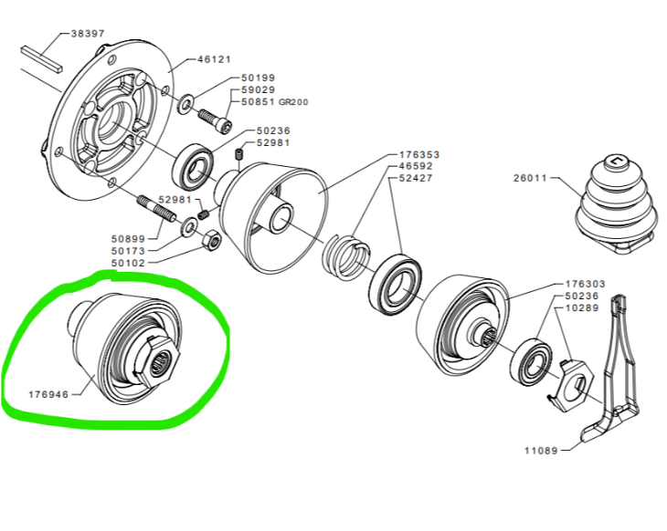 [176946] Kobling (erst. 21958) Grillo