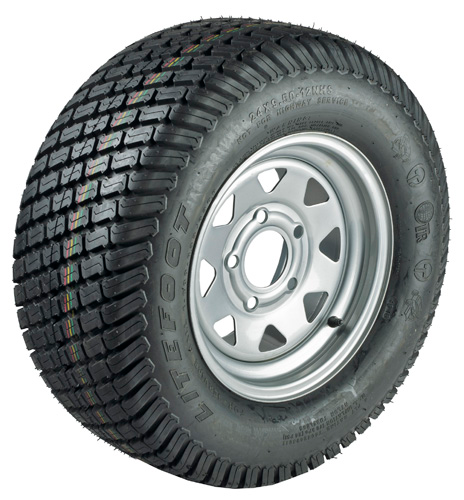 [782078] Baghjul, TIR/WHL 24X9.50-12 SLV, 54" klipper